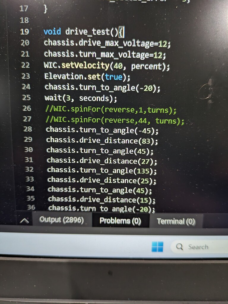 JAR Template Intertial Sensor Heading continuously ticking up VEXcode