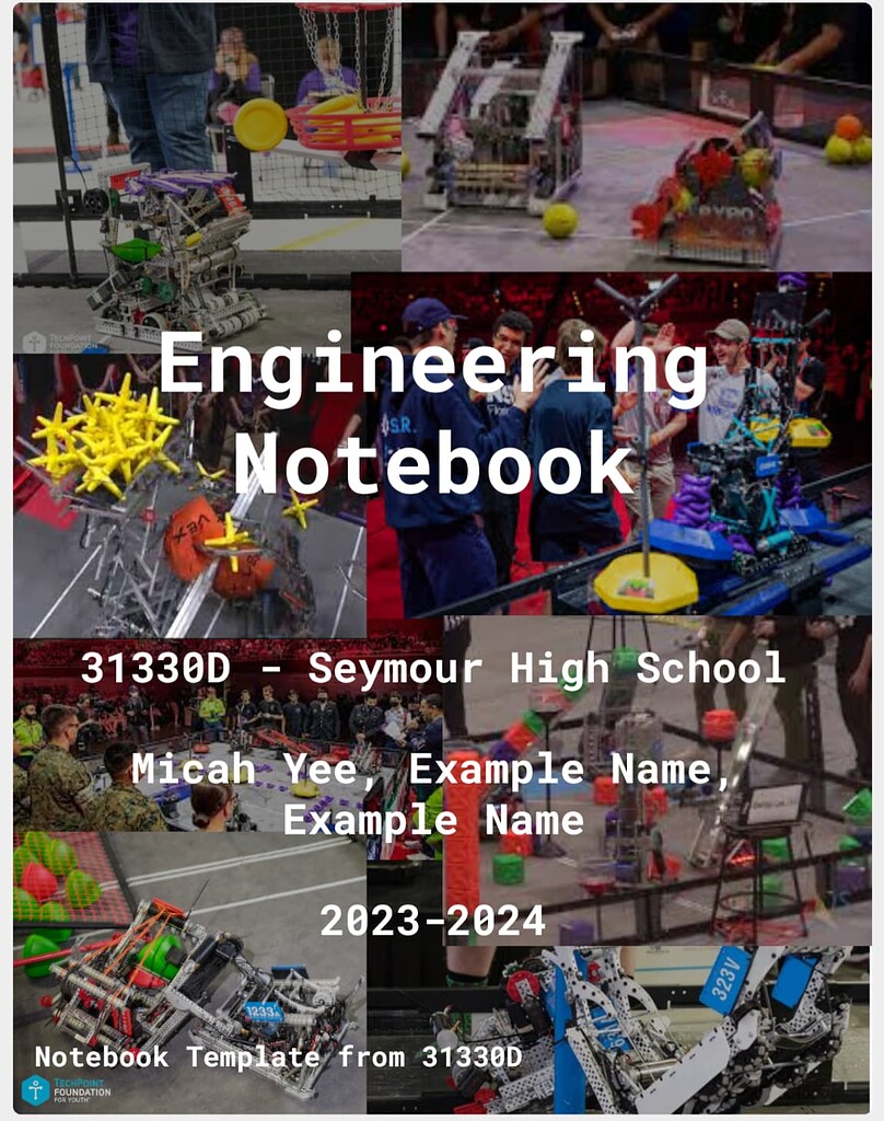 New Notebook Template! - VEX V5 General Discussion - VEX Forum