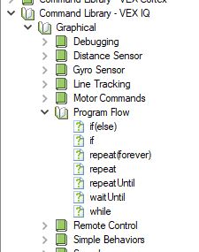robotc commands list