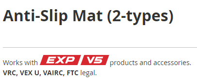 Anti slip mats permitted? - VRC > Over Under (23/24) - VEX Forum