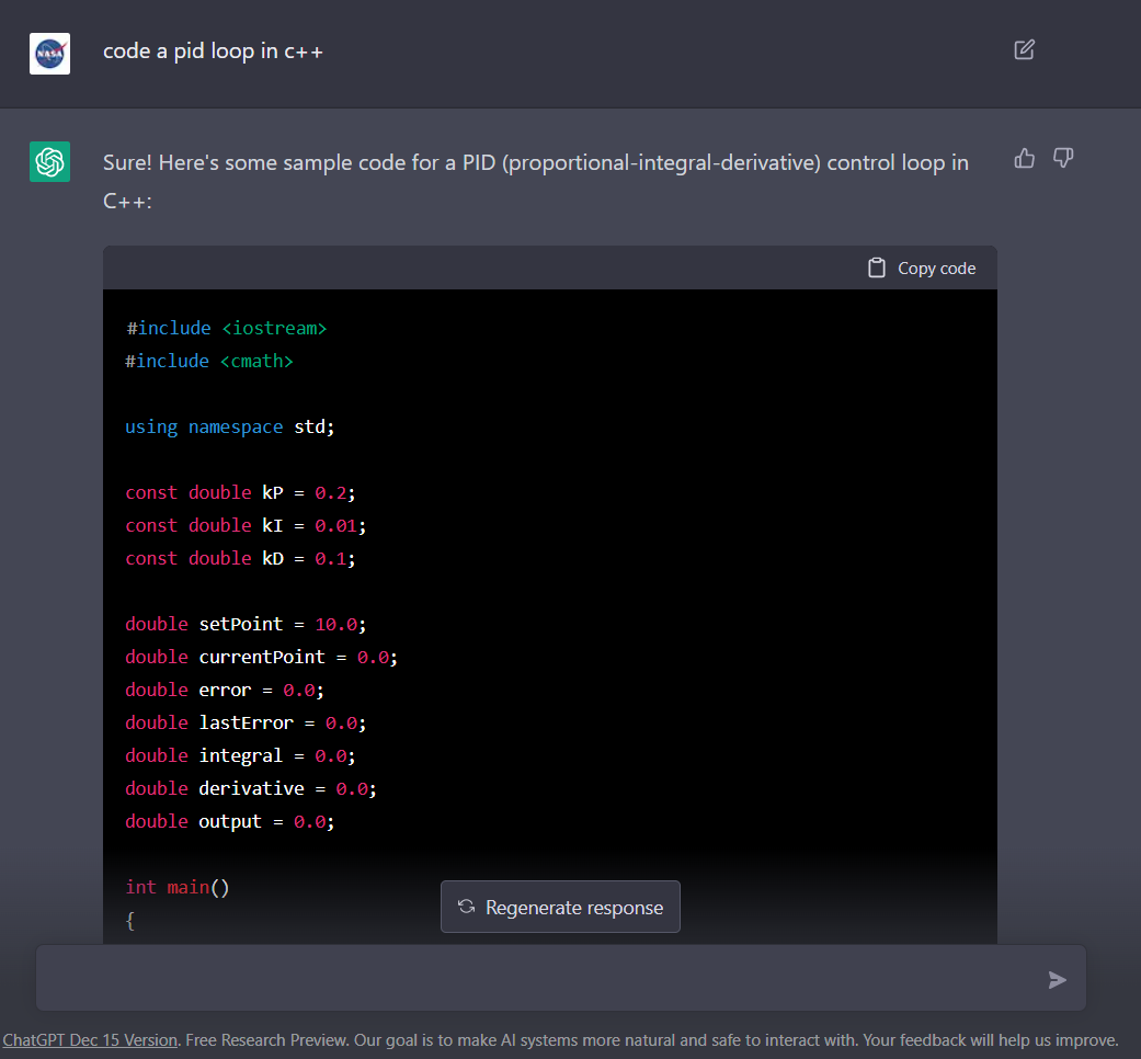 Using ChatGPT (AI) to debug and improve code - Programming Support