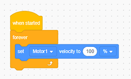 Set Velocity command makes motor spin only forward - Programming ...